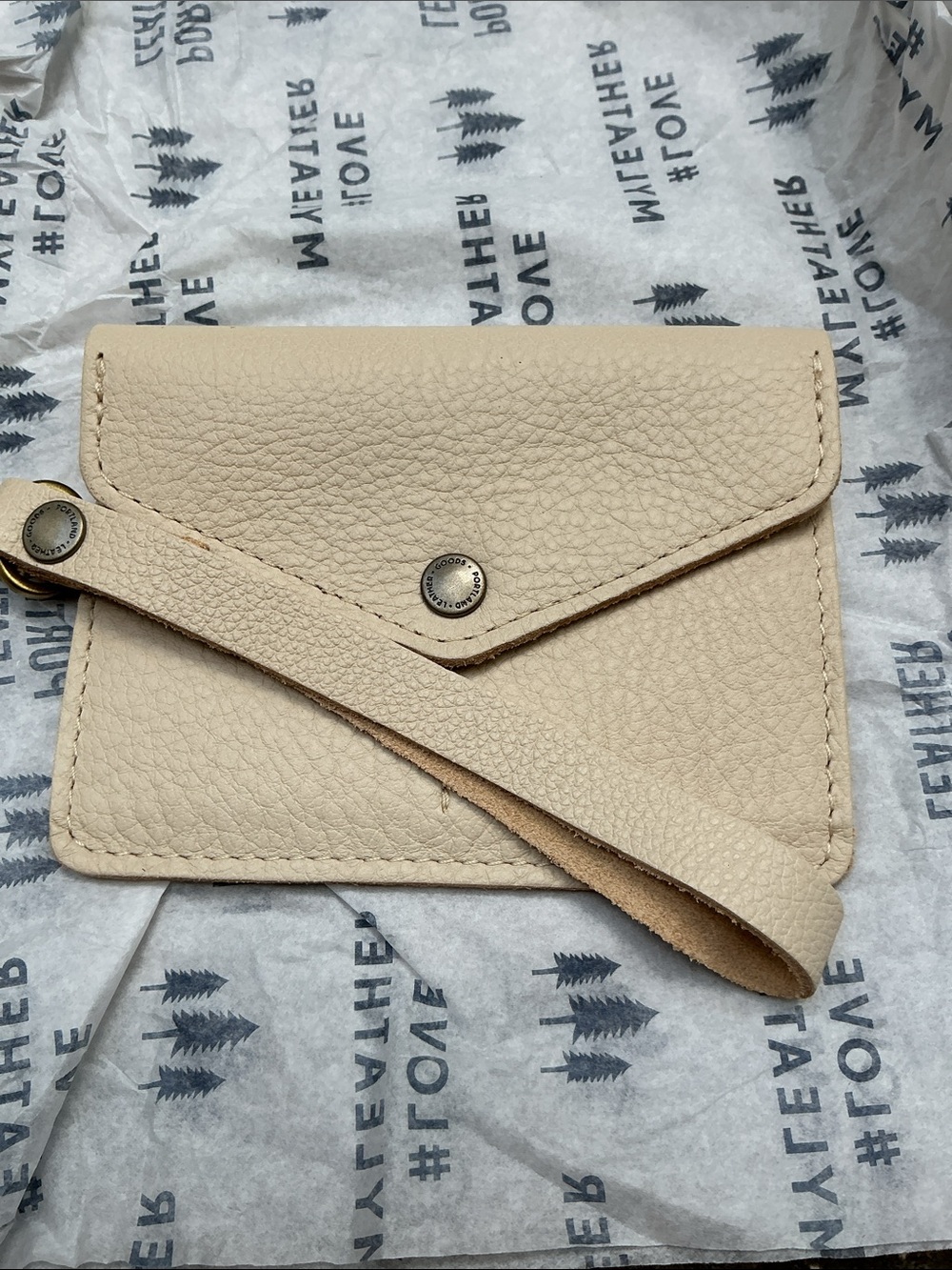 Portland Leather Goods -Passport Wristlet